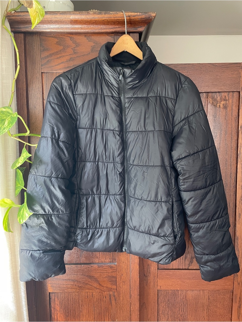 GAP Black Quilted Puffer Jacket